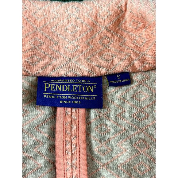 Pendleton Pink 2 Button Cotton Jaquard Print Blazer Womens Size Small - Picture 5 of 8